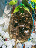 Smoky quartz tumbles