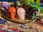 Skull crystal carvings