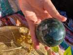 Large Moss agate sphere